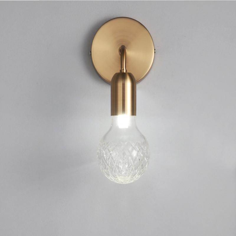Изображение товара: Лампы в скандинавском стиле креативная лампа для гостиной спальни прикроватная лампа для коридора настенная лампа современная простая креативная стеклянная настенная лампа