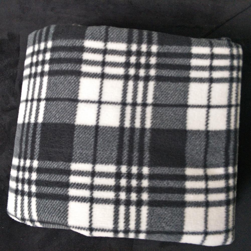 Изображение товара: Автомобильное зимнее теплое одеяло с постоянной температурой 12 В, автомобильное электрическое одеяло, покрывало, черно-белое флисовое теплое одеяло 45 Вт
