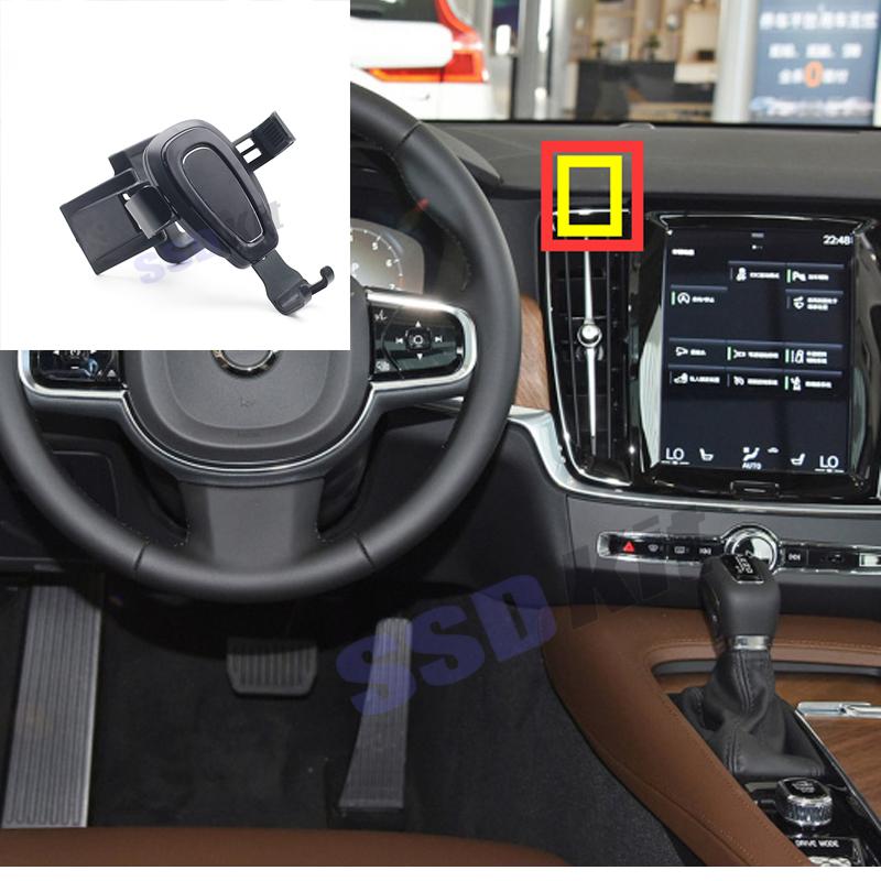 Изображение товара: Для Volvo S90 S 90 2016 ~ 2020 автомобильная подставка для мобильного телефона беспроводное зарядное устройство Qi без повреждений держатель для хранения