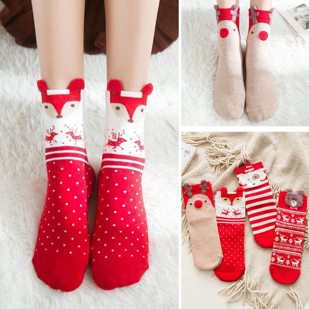 Изображение товара: Хлопковые рождественские носки, рождественские украшения для дома, рождественские подарки, Рождественское украшение, Рождество 2021, Рождественский Декор, Рождество, Новый год