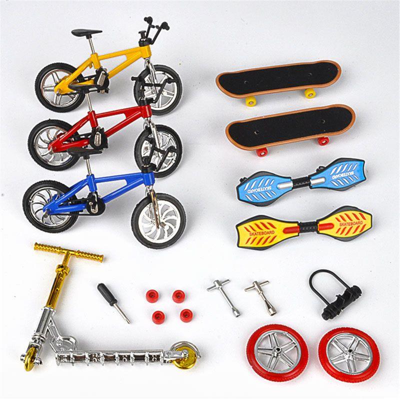 Изображение товара: Миниатюрный двухколесный скутер, детские развивающие игрушки, скутер для пальца велосипед, скейтборд