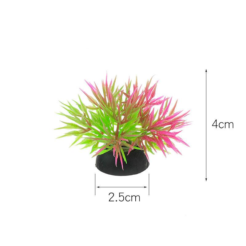 Изображение товара: 10 шт., декоративные подводные растения для аквариума, пластиковый цветочный орнамент, 16 видов стилей