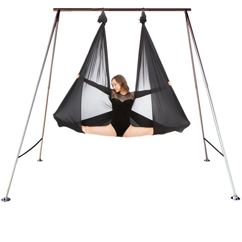 Изображение товара: Подвесной гамак для йоги, 1,9 м, с рамой для аэройоги