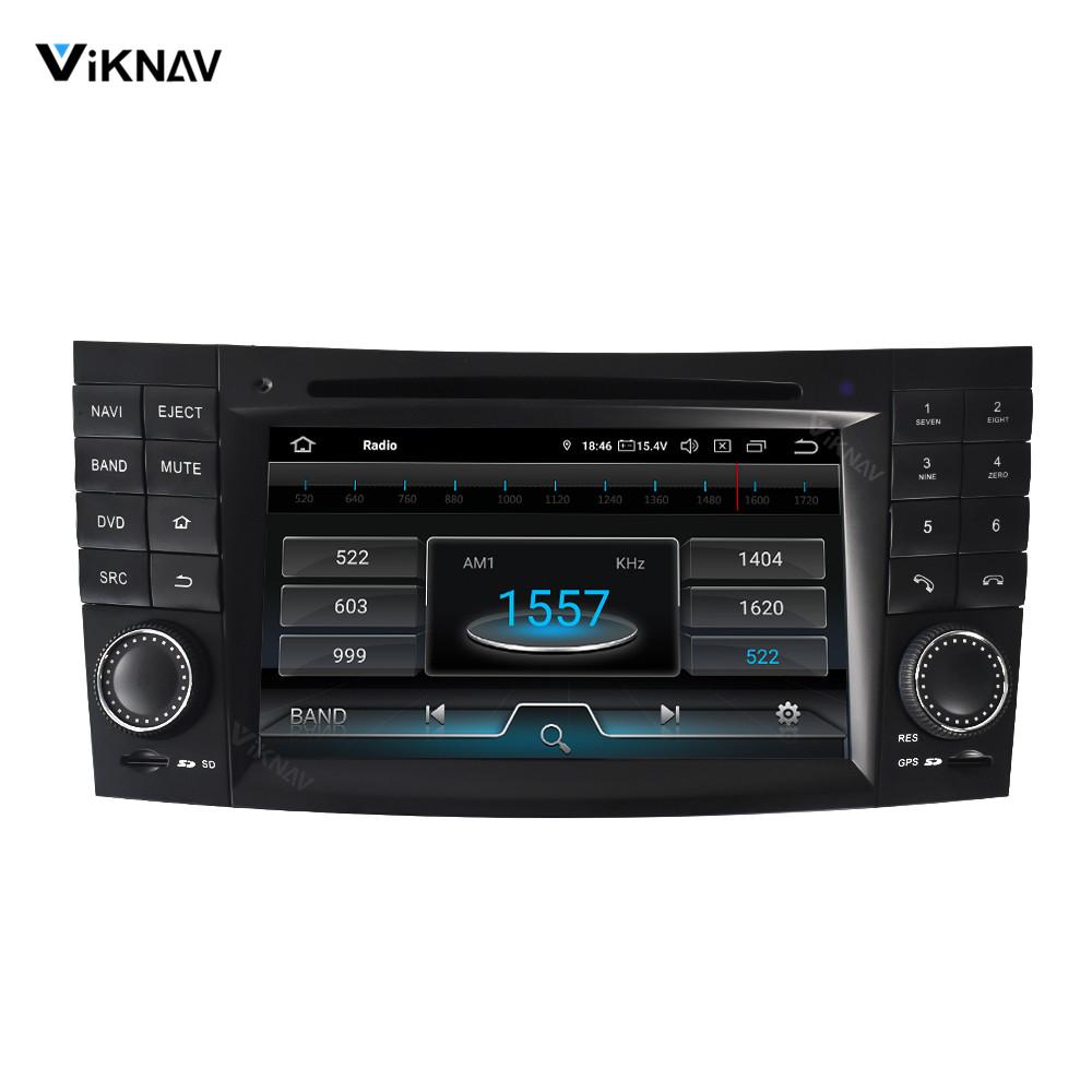 Изображение товара: Аудио Android стерео приемник автомобильное радио для Benz E W211 CLS W219 CLK W209 2002-2011 Автомобильный сенсорный экран gps-навигация, dvd-плеер