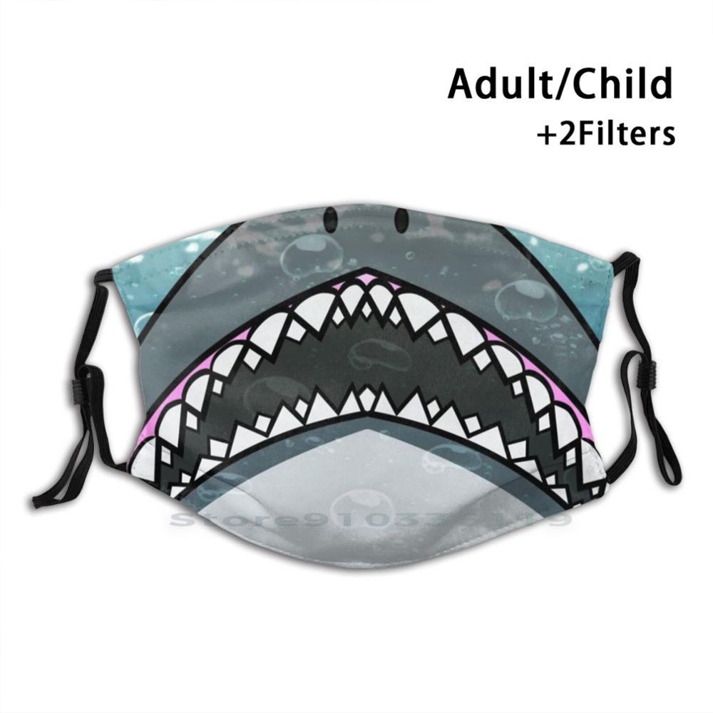 Изображение товара: Акула маска! Рот дизайн Пылезащитный фильтр смываемая маска для лица дети акула