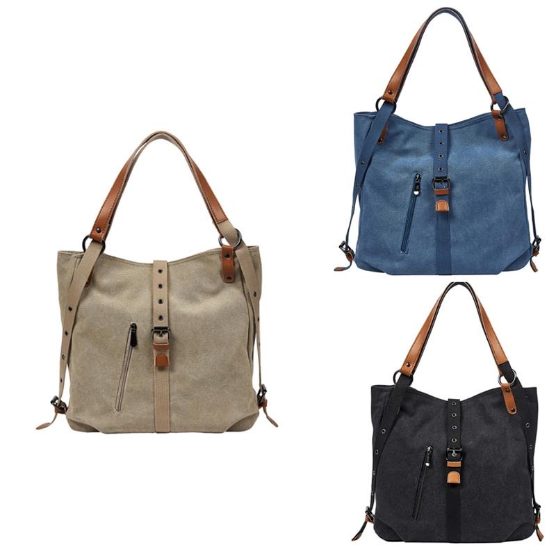 Изображение товара: Холщовая Сумка-тоут, женские сумки, женские дизайнерские Наплечные сумки для отдыха, большие сумки для путешествий