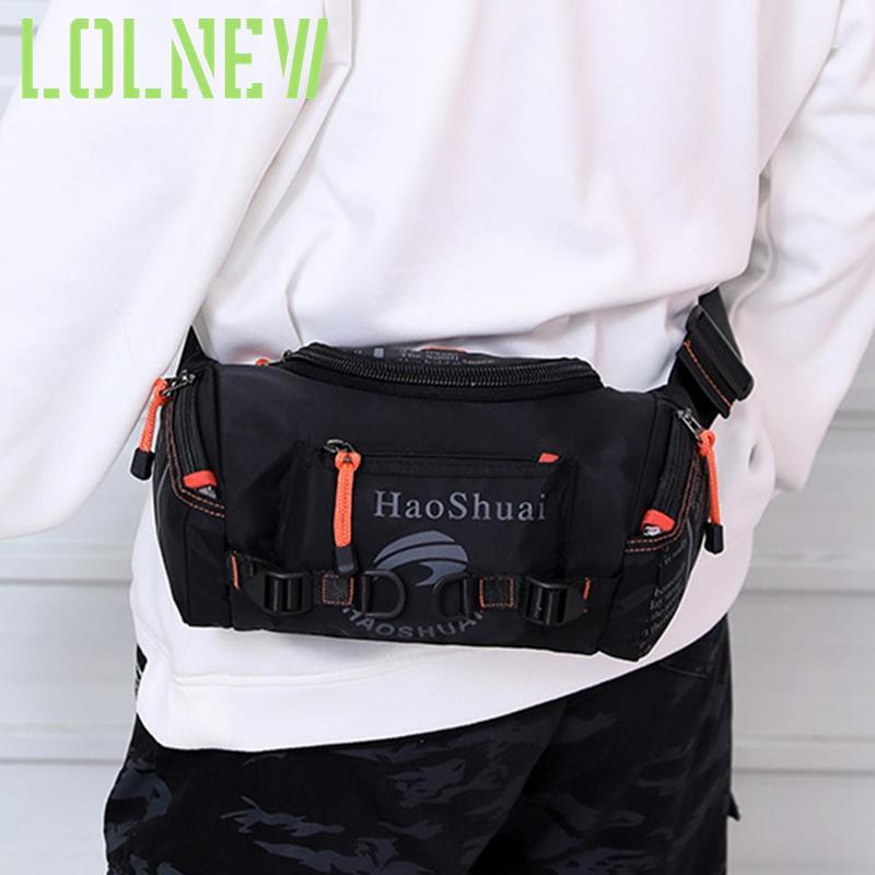 Изображение товара: Men Casual Chest Bag Waist Pack Waterproof Male Pack Large Capacity Multifunctional Outdoor Sports Phone Pouch Waist Bags