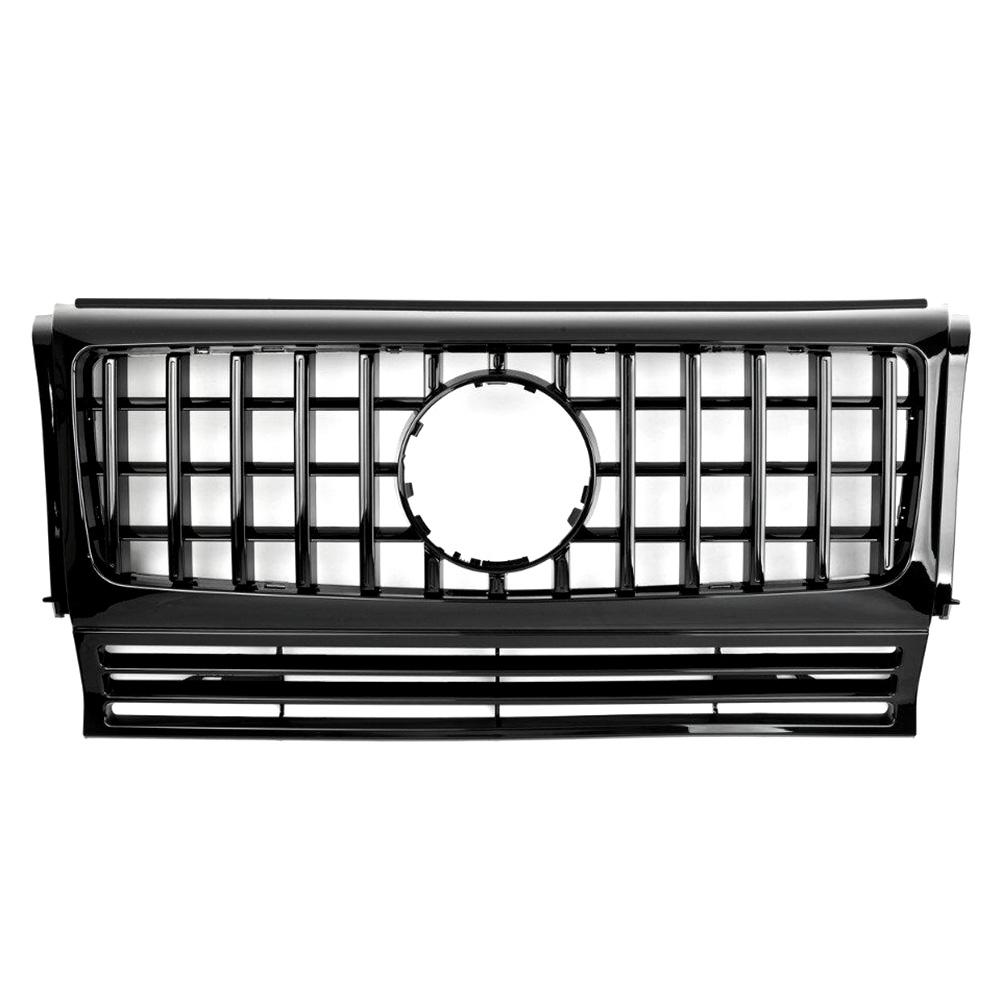 Изображение товара: Решетка радиатора для автомобиля, сетчатая верхняя решетка для Mercedes Benz W463G550 G500 G350 G55 G63 GT G Wagon, черная, 1990-2016