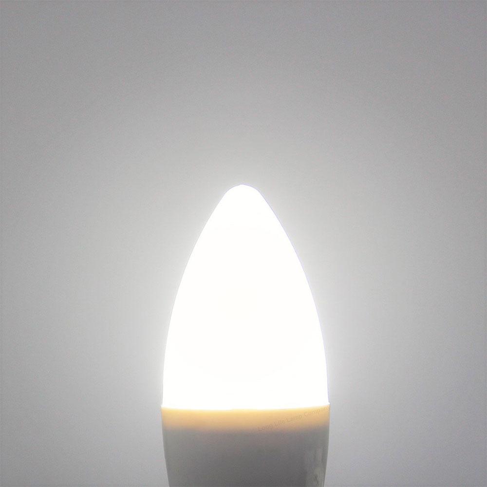 Изображение товара: C35 светодиодные лампы в форме свечи B15 SBC, маленькие, штыковые колпачки, 5 Вт, лампы накаливания Эдисона Ba15d, B15d, BA15S, 40-50 Вт, сменная матовая крышка