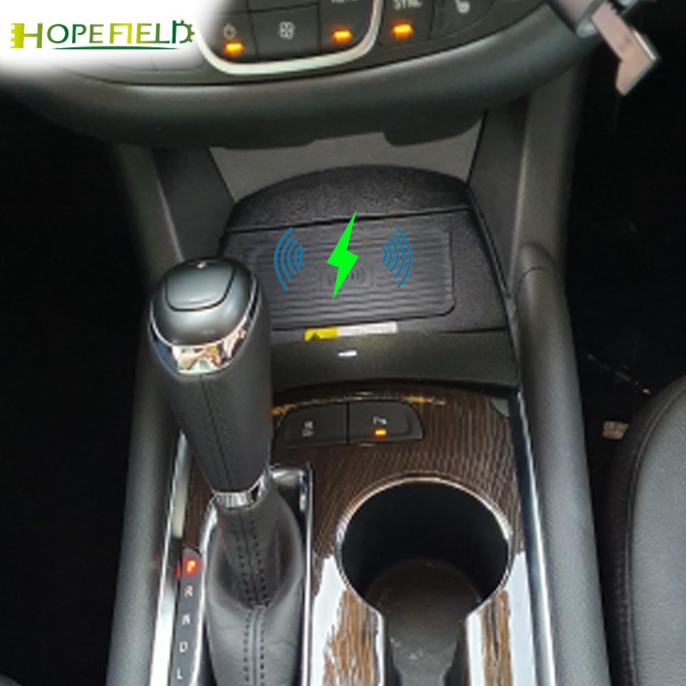 Изображение товара: 10 Вт автомобильное беспроводное зарядное устройство для Chevrolet Malibu 2016 до 2019, беспроводная зарядная плата, держатель телефона для iphone 11, панель быстрой зарядки