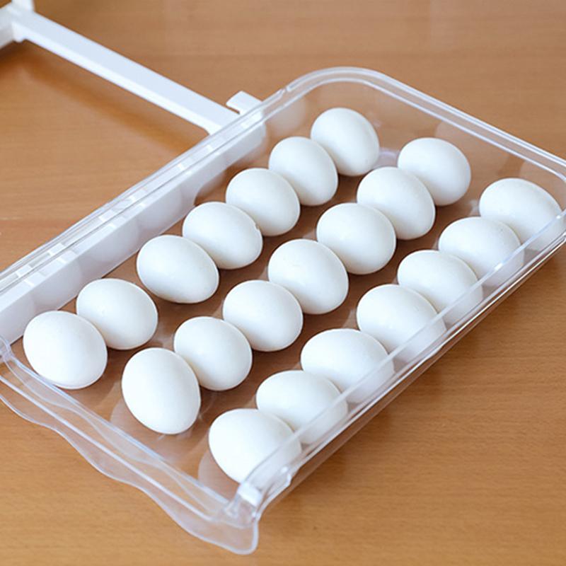 Изображение товара: 1 шт. подвесной ящик для холодильника, ящик для хранения яиц, корзина для хранения холодильника, съемный держатель для еды, товары для дома