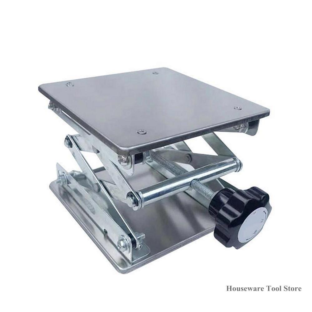 Изображение товара: Алюминиевый подъемный стол для фрезерного станка, 100x100 мм, подъемник с платформой стол скамейки, 4 дюйма, 4 дюйма