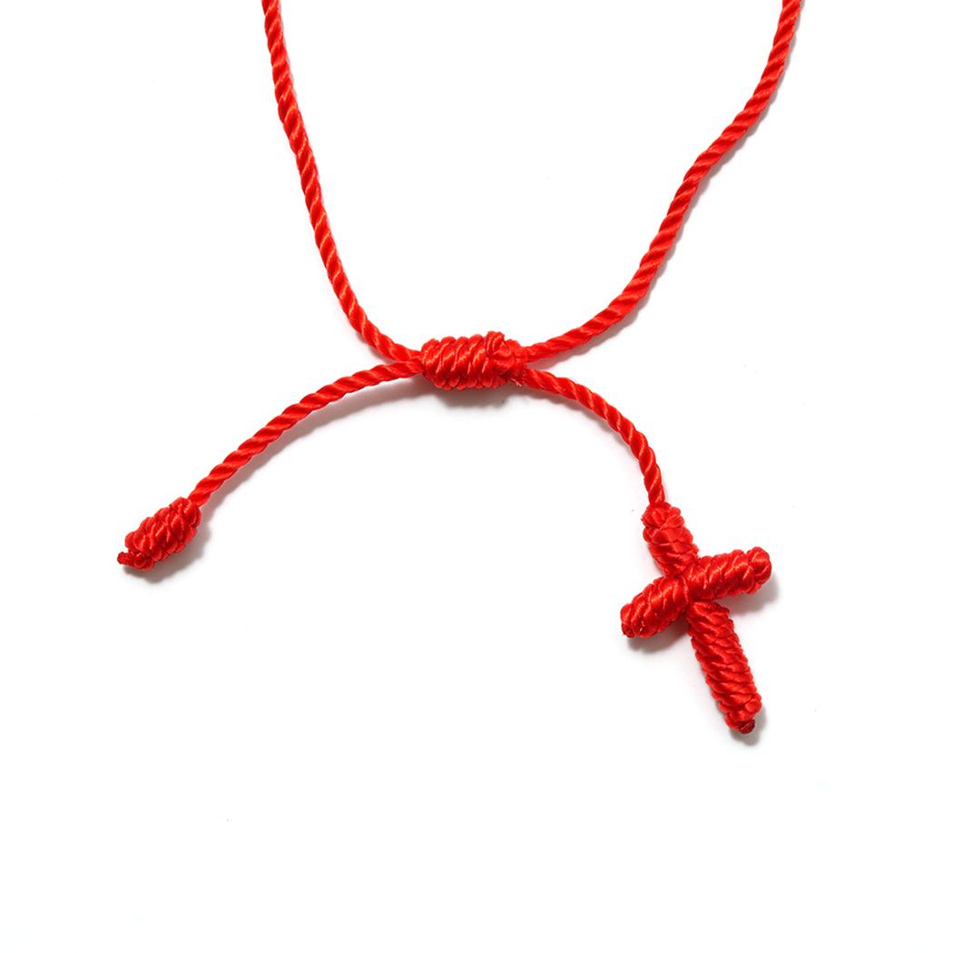 Изображение товара: 1/2PCS Rope Bracelet Ethnic Style Knotted Cross String Bracelet Handmade Weave Hand Rope for Men Women Jewellery Accessories