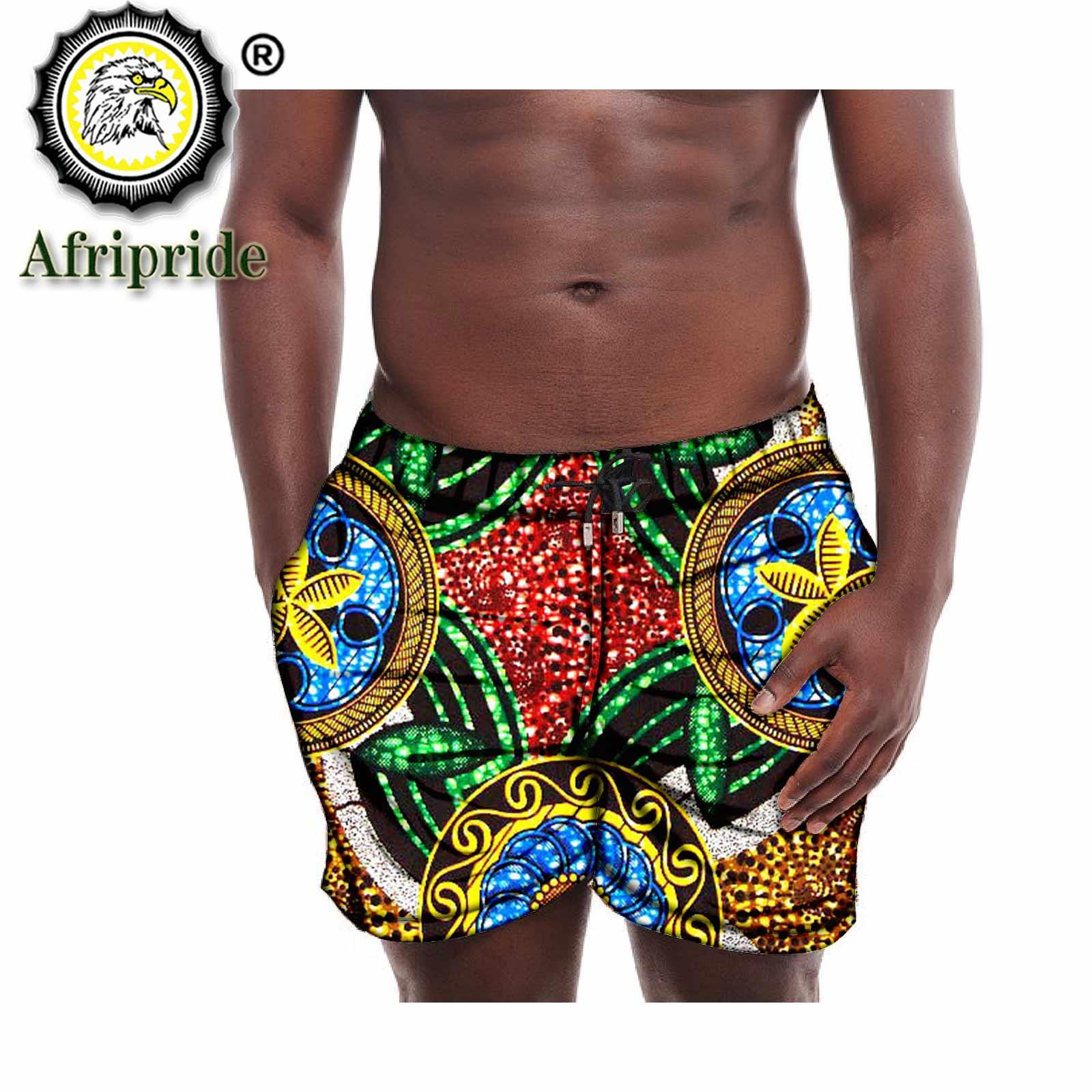 Изображение товара: Африканские повседневные шорты с принтом мужские хлопковые модные стильные мужские шорты Бермуды пляжные шорты размера плюс 4XL 5XL мужские шорты S2011003
