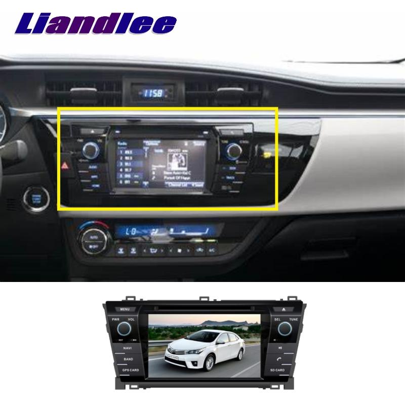 Изображение товара: Для Toyota Corolla E170 2013 ~ 2018 LiisLee Автомобильный мультимедийный ТВ DVD GPS аудио стерео Hi-Fi радио оригинальный стиль Навигация навигация NAVI