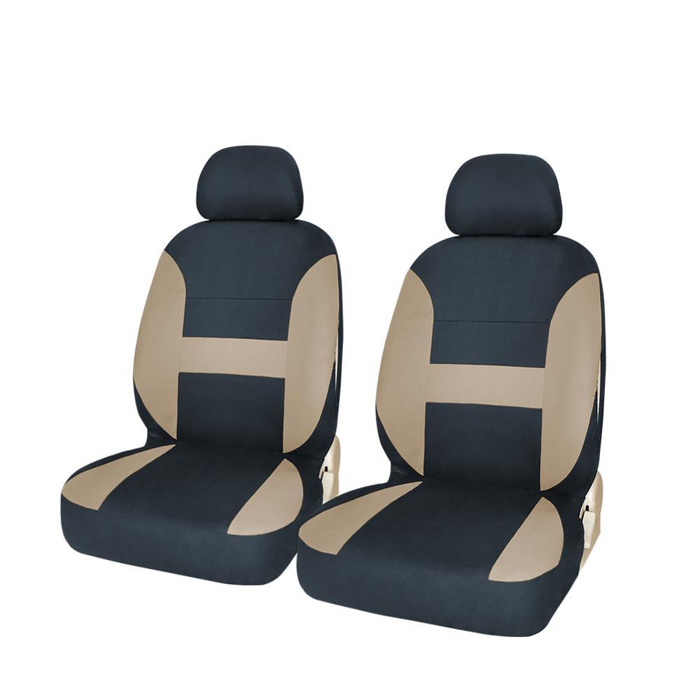 Изображение товара: Чехлы на автомобильные сиденья, 4 шт., универсальные, для передних сидений, для kalina Granta, lada priora, renault logan
