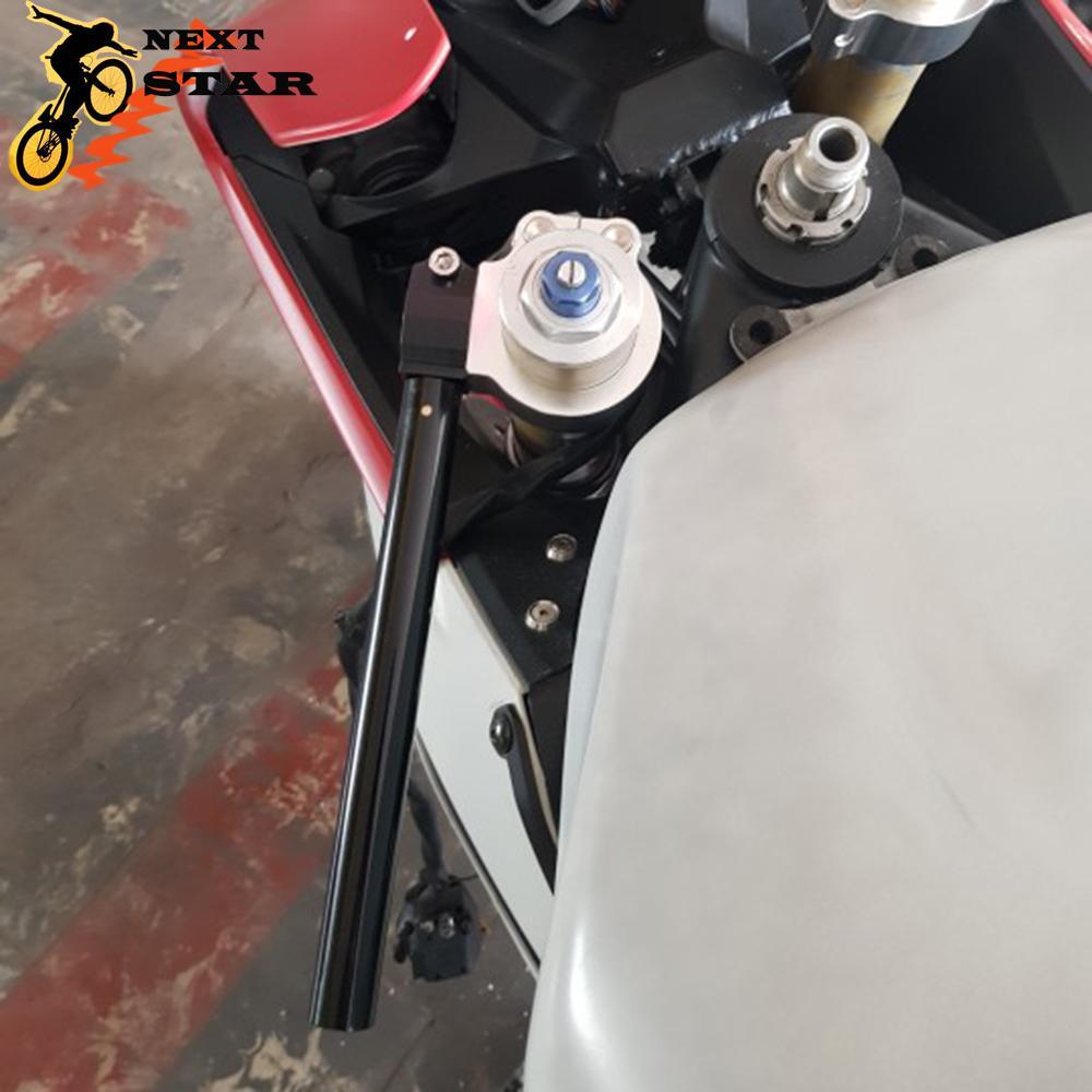 Изображение товара: Мотоцикл с ЧПУ 238 мм алюминий 33 35 37 41 50 мм Универсальный Гоночный Регулируемый зажим на руле вилки Бар Кафе Рейсер