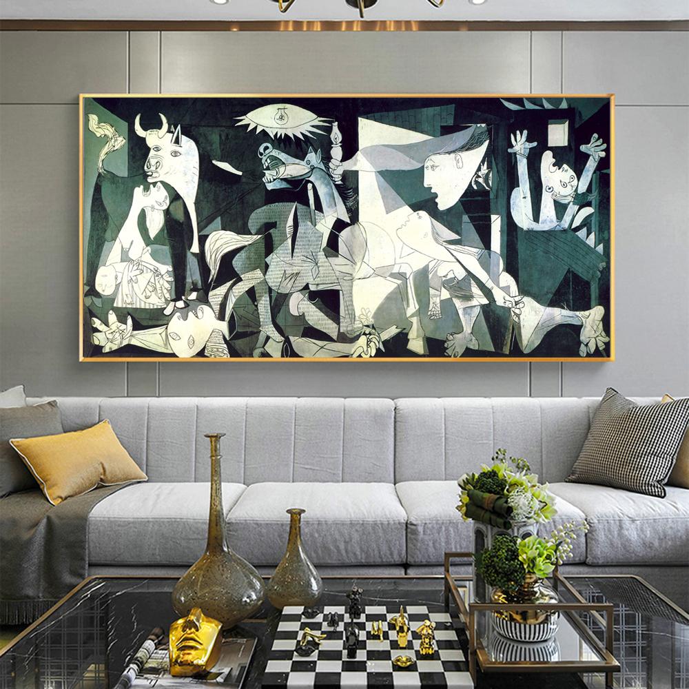 Изображение товара: Герника Пикассо холст Картины репродукции известных холст настенные художественные плакаты и принты Picasso фотографии домашний декор стен