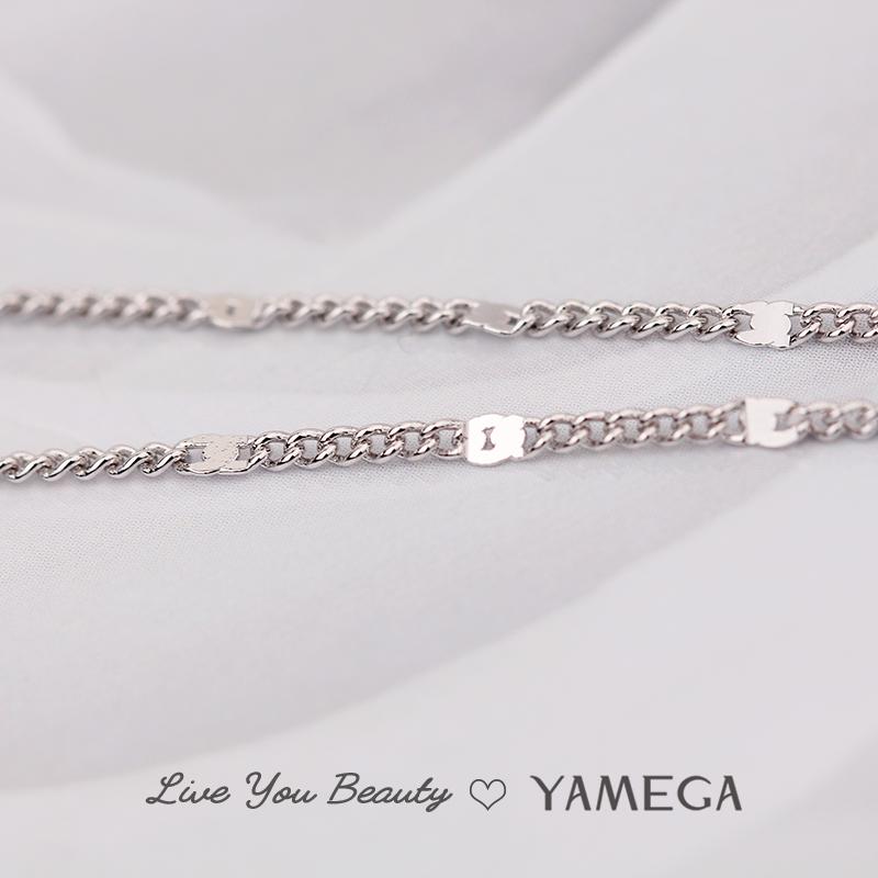 Изображение товара: YAMEGA австрийский горный хрусталь подвеска ожерелье Bling Chain массивные ювелирные изделия ожерелья для женщин девушек