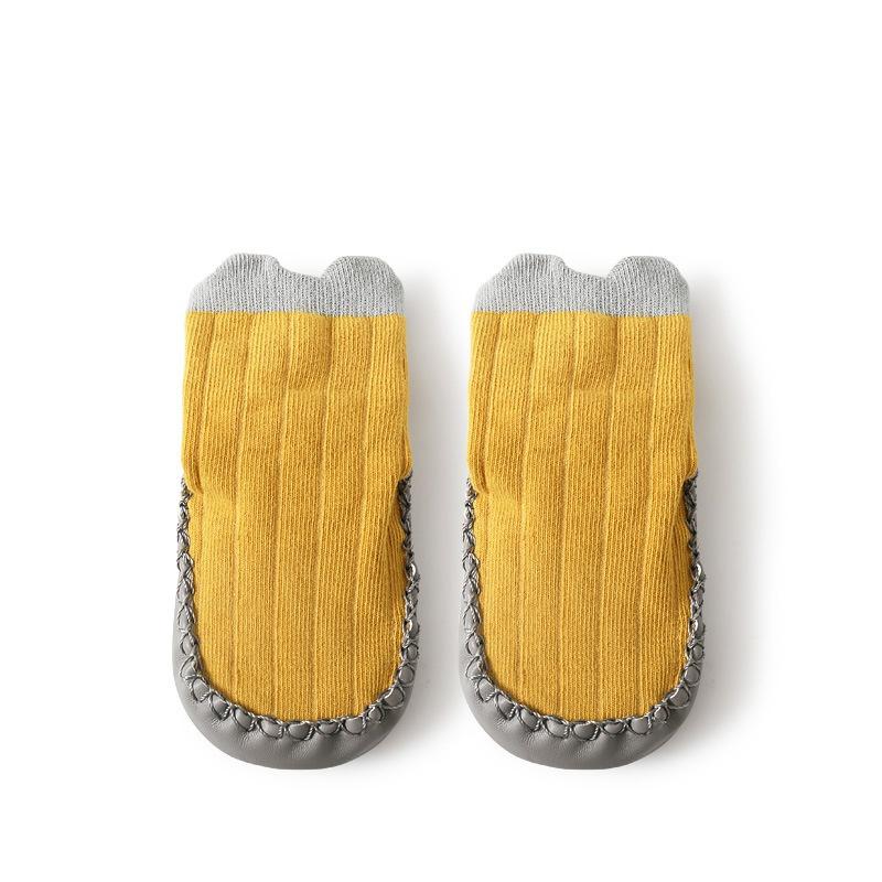 Изображение товара: Унисекс Детские носки, домашние тапочки для малышей, нескользящие носки для младенцев, унисекс Детские носки