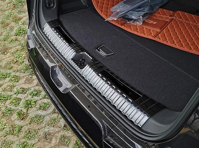 Изображение товара: Протектор порога заднего бампера из нержавеющей стали для Chevrolet Blazer 2019 2020