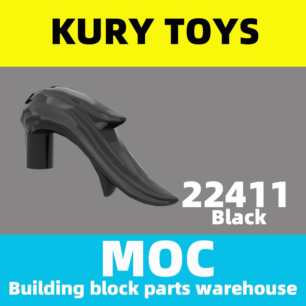 Изображение товара: Kury Toys DIY MOC для 22411 100 шт. строительных блоков, детали для шлейфа, перо, конский хвост