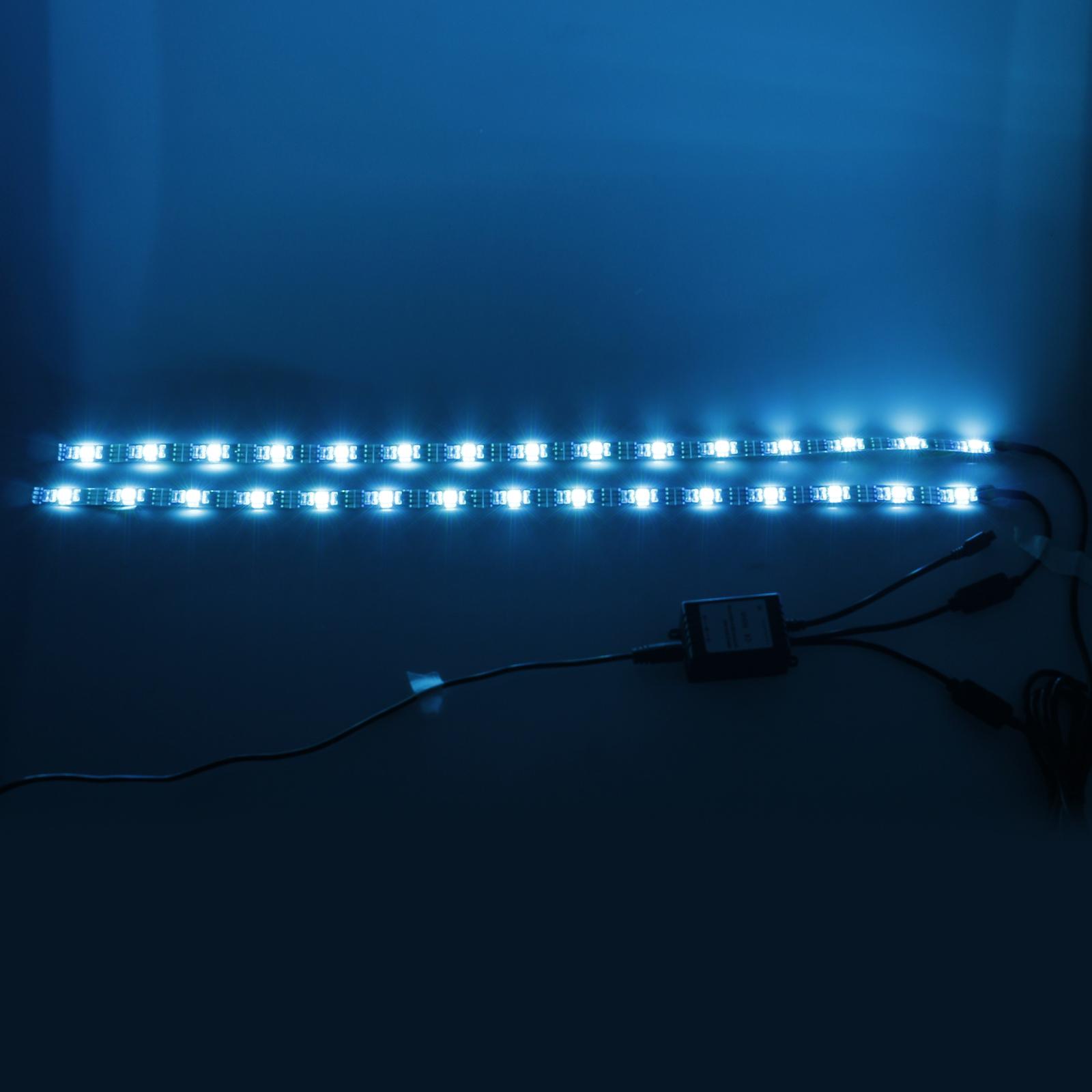 Изображение товара: TANiCE 2 шт. USB светодиодсветодиодный RGB многоцветная лента 0,5 м, светодиодная полоса, комплект, лампа настроения, подсветка телевизора, свет для украшения фона телевизора