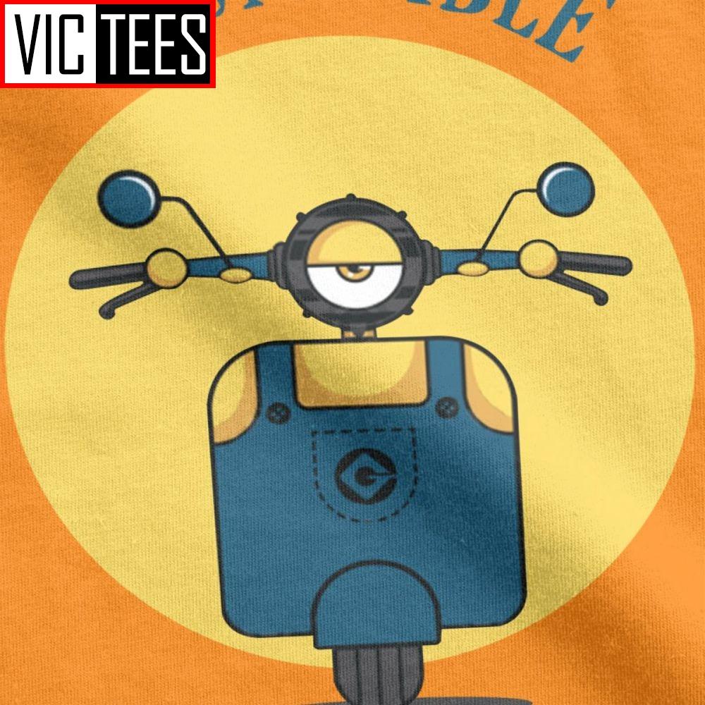 Изображение товара: Мужская футболка Vespicable Vespa, модные мужские футболки из 100% хлопка с коротким рукавом, футболки с круглым вырезом, женская одежда