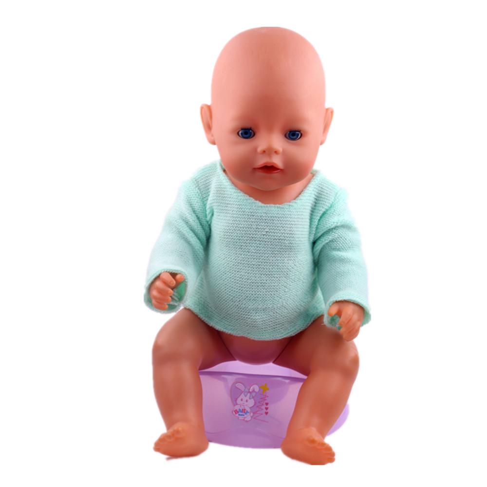 Изображение товара: Плюшевая футболка, Красочный купальник, подходит для 18-дюймовых американских кукол и 43 см, аксессуары для кукол новорожденных, нашего поколения, подарок для девочки