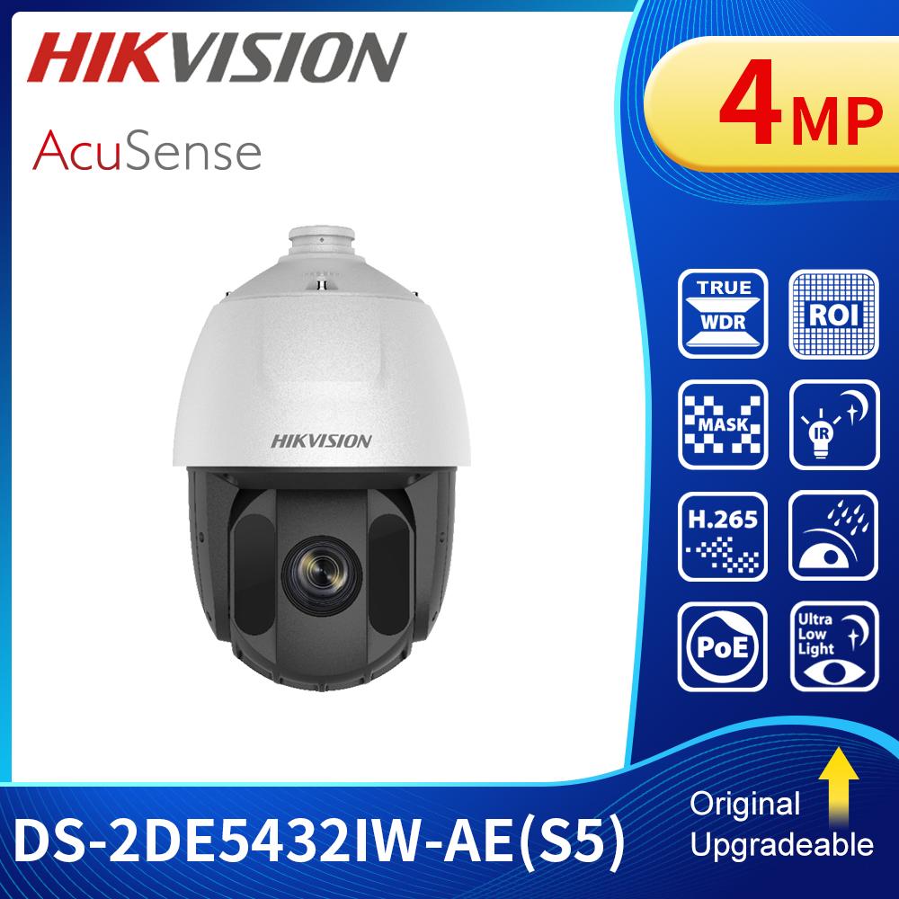 Изображение товара: Hik английская скоростная купольная PTZ-камера безопасности 4 МП DS-2DE5432IW-AE(S5) DS-2DE5432IW-AE Hi-PoE DarkFighter 32x оптический зум 150m IR