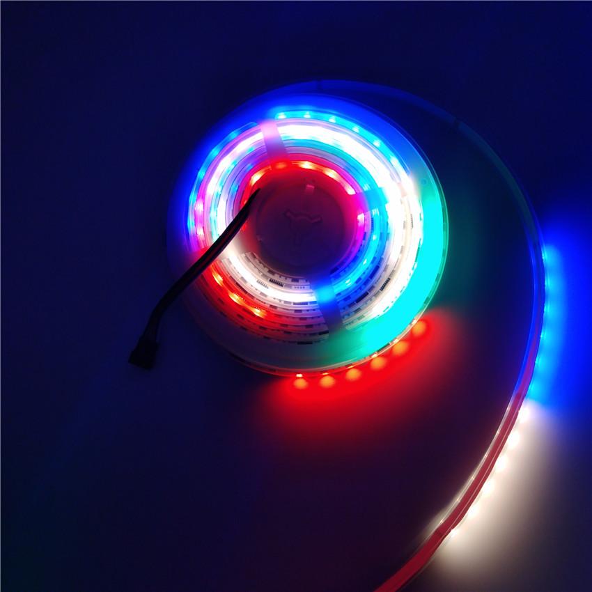 Изображение товара: UCS512C4 24 в 60 светодиодов RGBW цифровая фотоадресная Светодиодная лента pixel rgb PCB светодиодные огни водонепроницаемый программируемый светодиодный шнур