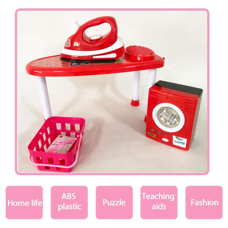 Изображение товара: Ролевые игры, мини электрический Железный пластик, розовый пластиковый светильник Safrty, имитация для детей, для маленьких девочек, бытовая техника, игрушка