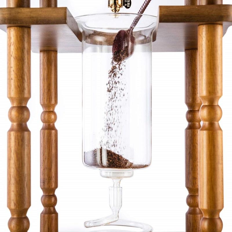 Изображение товара: КАПЕЛЬНАЯ, для воды и льда кофейные горшки для коммерческого использования, капельная вода, Голландская кофемашина, холодный кофе, чайник для кофе/чая, стеклянная деревянная Дубовая Рамка