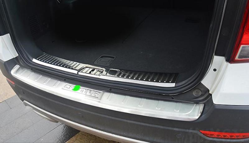 Изображение товара: Автомобильный Стайлинг для 2007-2019 Chevrolet CAPTIVA, крышка дверной ручки из нержавеющей стали, защита Бампера задней двери, крышка топливного бака