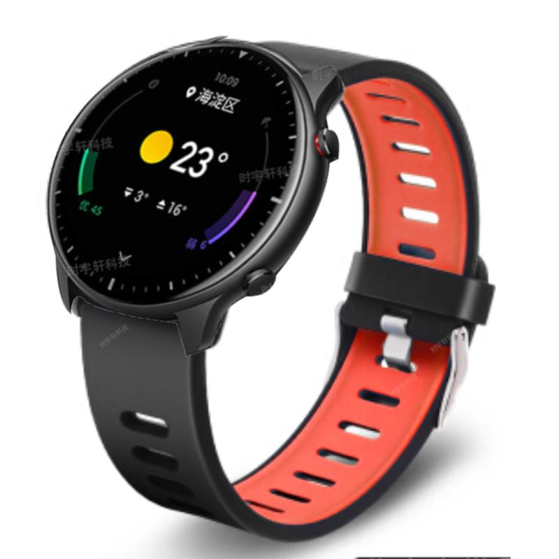 Изображение товара: Ремешок для часов Xiaomi Huami Amazfit Gtr 2/47 мм/Stratos Pace 3 2, силиконовый, 22 мм