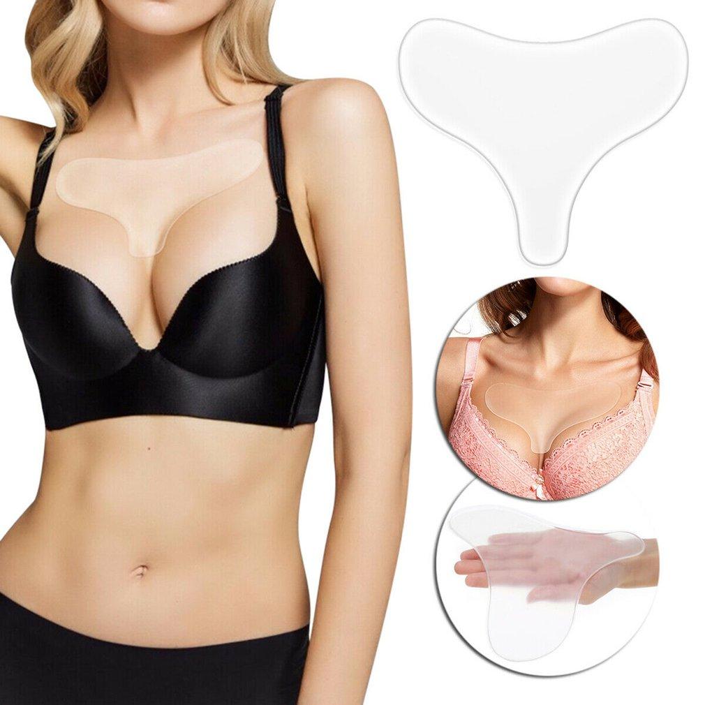 Изображение товара: Силиконовая накладка для груди против морщин, многоразовая, против морщин