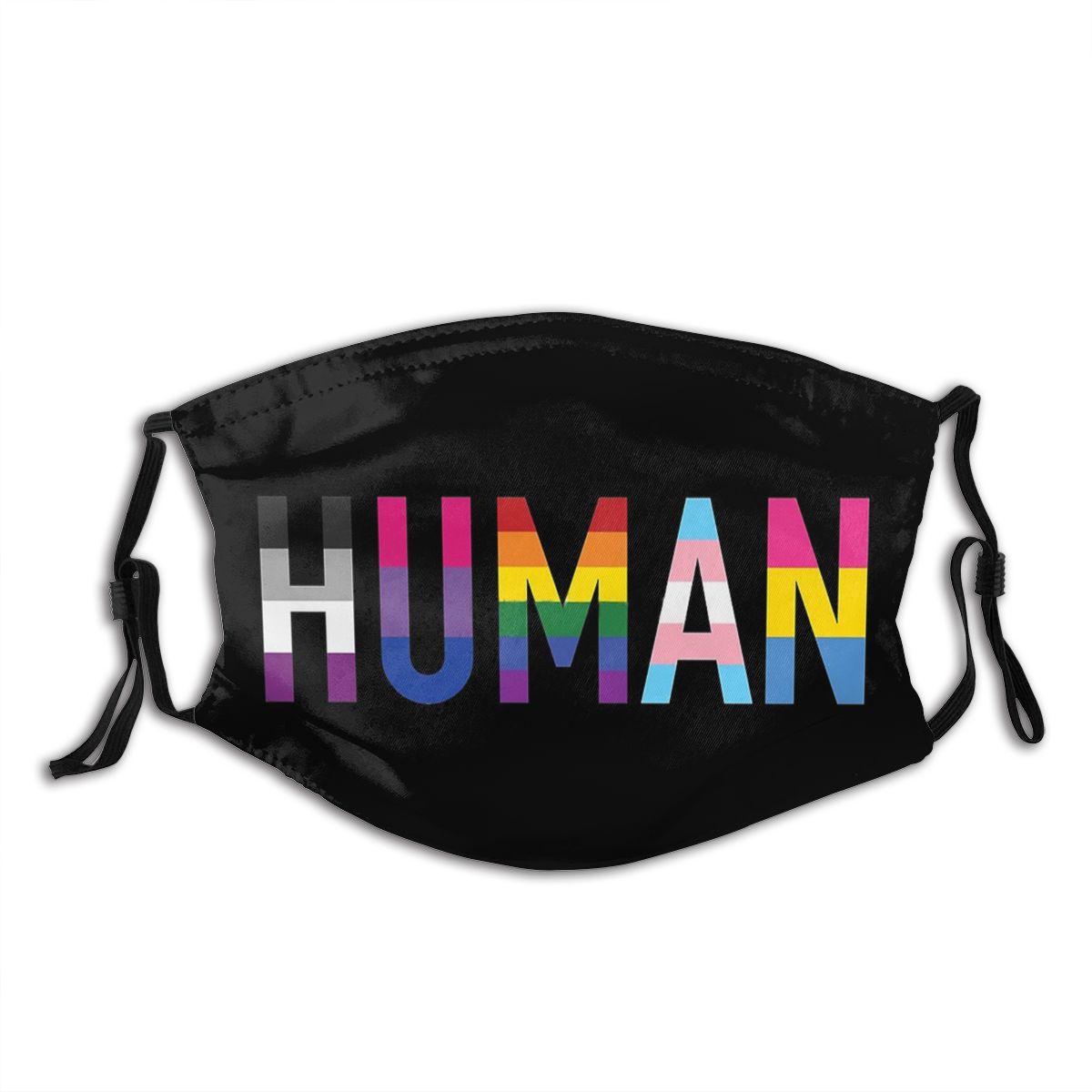Изображение товара: Маска для лица ЛГБТ многоразовая с принтом, маска многоразовая с защитой от ветра и холода, с фильтром, с защитой от перегрева