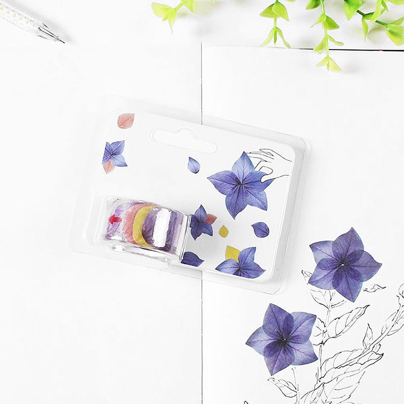 Изображение товара: 200 шт./рулон, клейкая бумага, наклейка для скрапбукинга клейкая лента с лепестками цветов