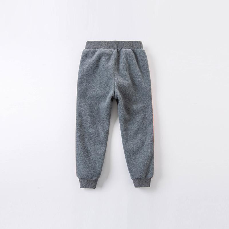 Изображение товара: DKH16053-2 dave bella/модные зимние штаны в полоску с карманами для девочек от 24 месяцев до 11 лет эксклюзивные детские повседневные длинные штаны