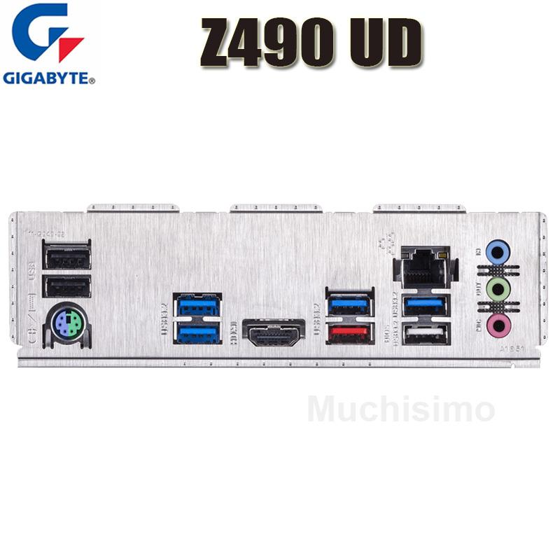 Изображение товара: Материнская плата LGA 1200 Gigabyte Z490 UD DDR4 128GB PCI-E 4,0 M.2 SATA III Desktop Z490 Placa-MOM 1200 Cpu 10-го поколения Core