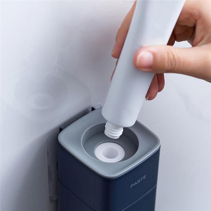 Изображение товара: Автоматический выдавливатель зубной пасты, свободные руки, диспенсер для зубной пасты, легко нажимается, инструменты для ванной комнаты