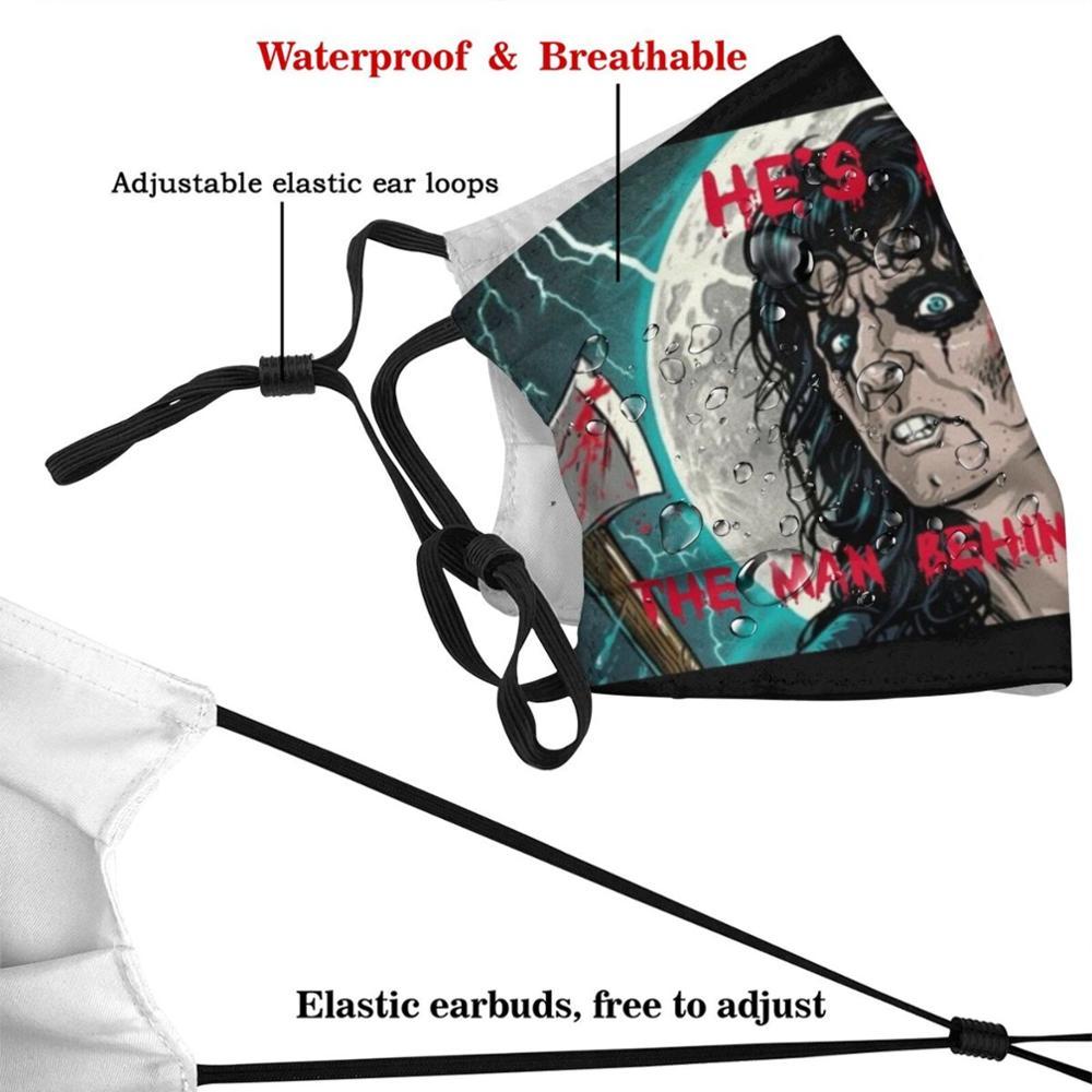 Изображение товара: He'S Back! Alice Cooper The Man Behind The Mask Design Anti Dust Filter Washable Face Mask Kids Alice Cooper Alice Cooper Man