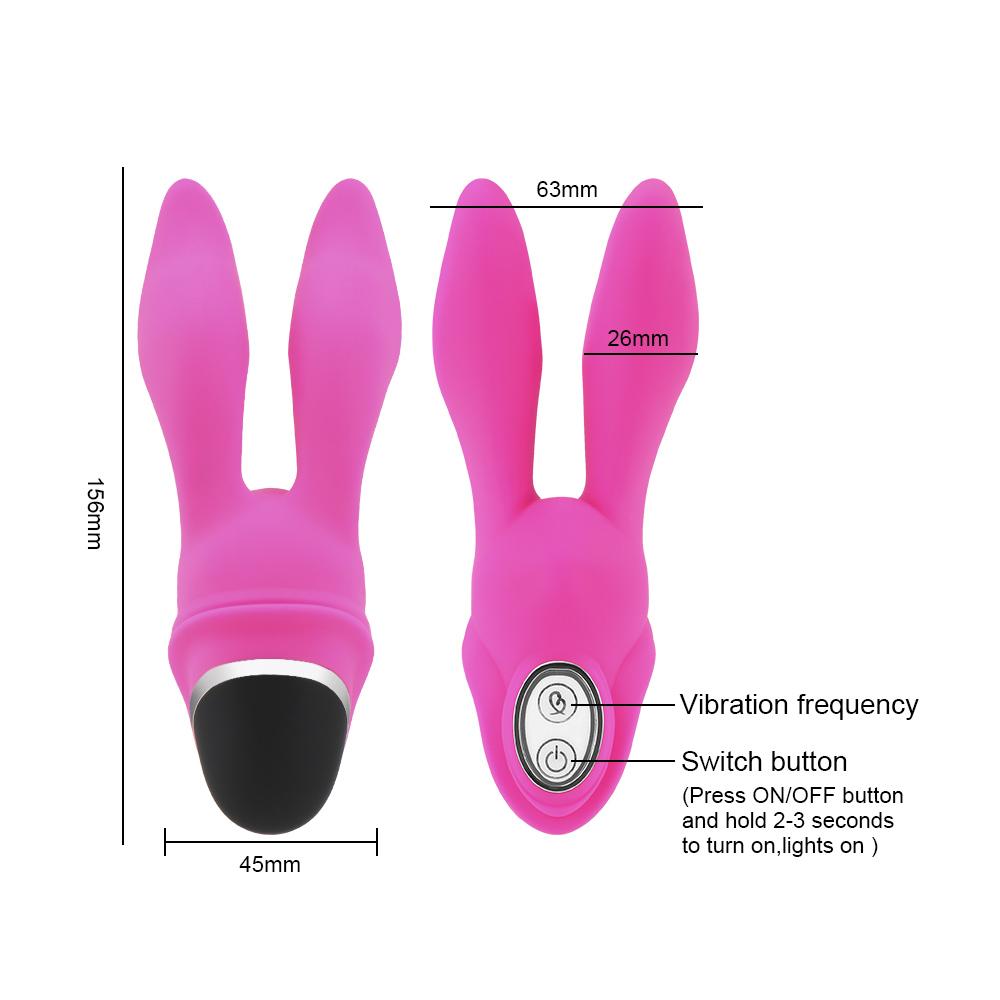 Изображение товара: OLO 7 Frequency Rabbit G Spot Vibrator Clitoral Stimulator Erotic Dildo Vibrator Silicone Vagina Massage Sex Toys For Women