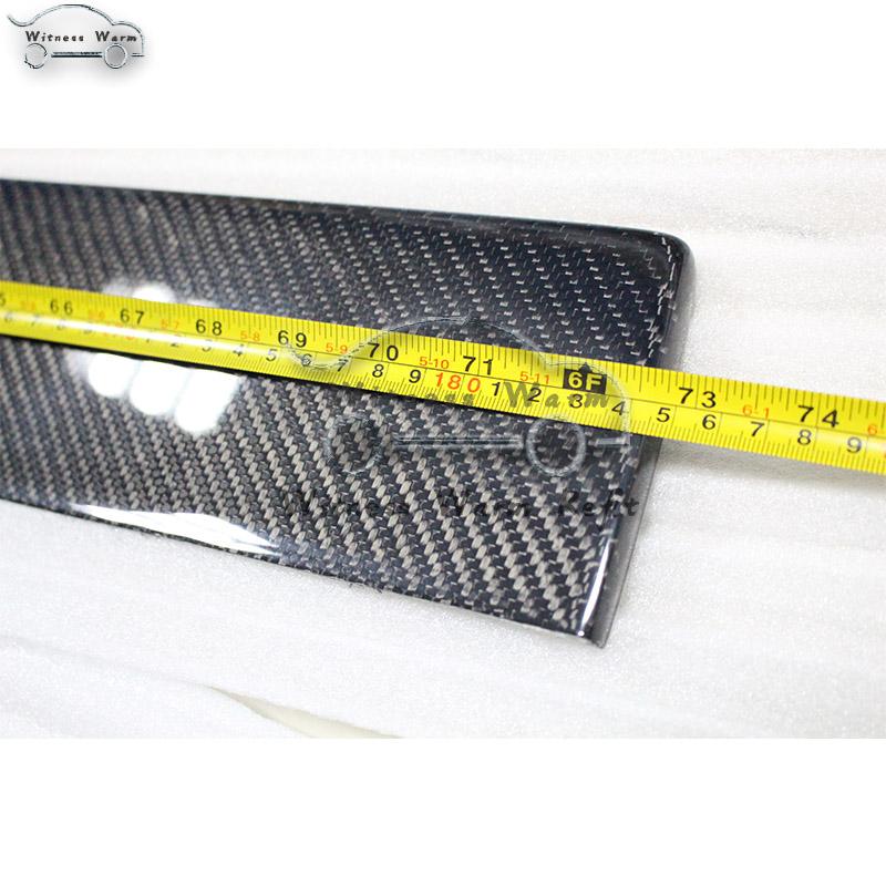 Изображение товара: Универсальная высококачественная боковая юбка из углеродного волокна для Bmw Benz Audi, передняя юбка, разветвители 184 см