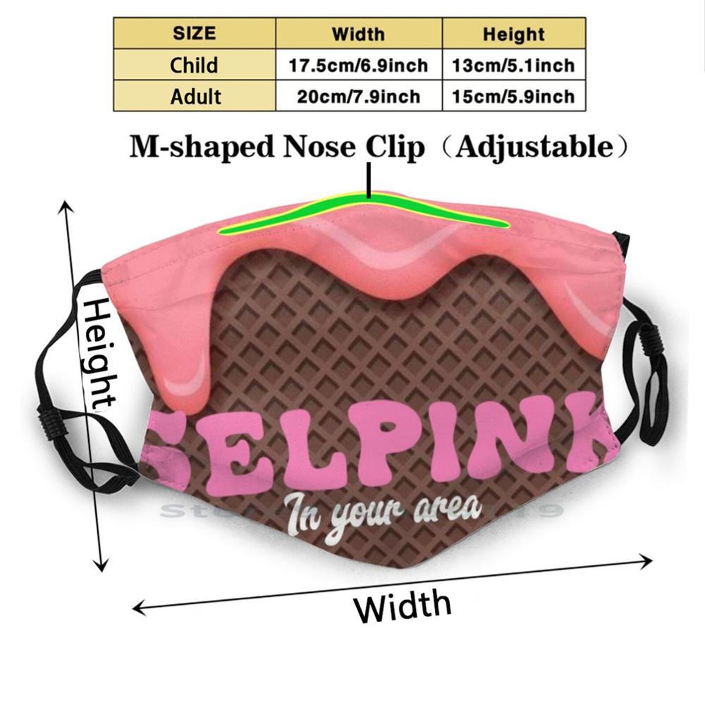 Изображение товара: Selpink, мороженое, Mv, дизайнерский фильтр от пыли, фотофильтр для детей, милое мороженое, розовое и Selena Gomez, Selpink в вашем