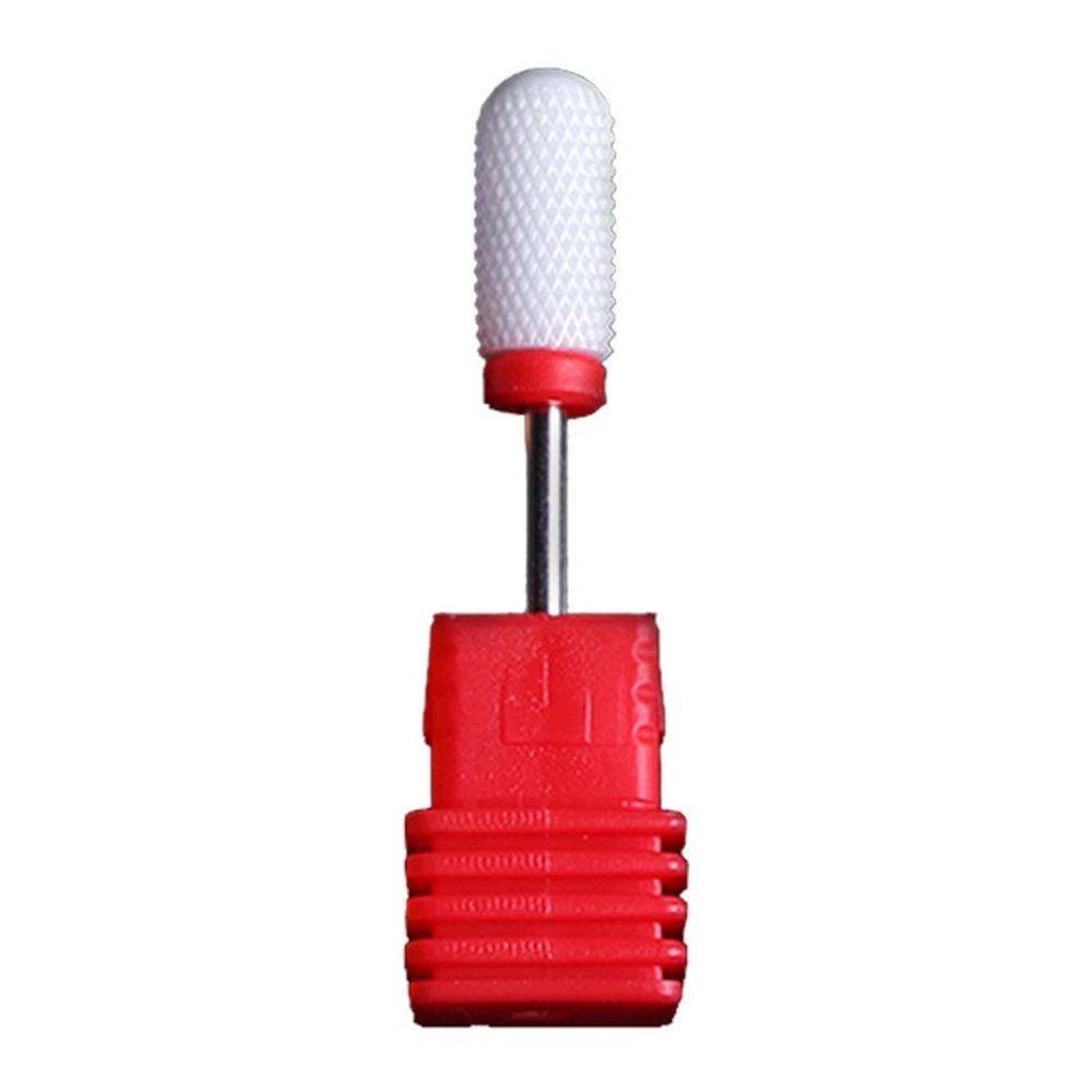 Изображение товара: 1 шт. керамический сверло для ногтей для электрических маникюрных сверл Фрезерный резак пилки для ногтей буферы оборудование для дизайна ногтей аксессуар