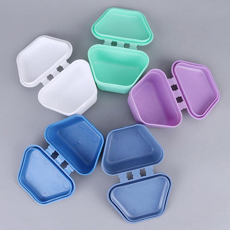 Изображение товара: 1 шт. коробка для протезов для ванной чехол для чистки зубов Стоматологическая ложная коробка для хранения зубов контейнер для протезов коробок высокого качества