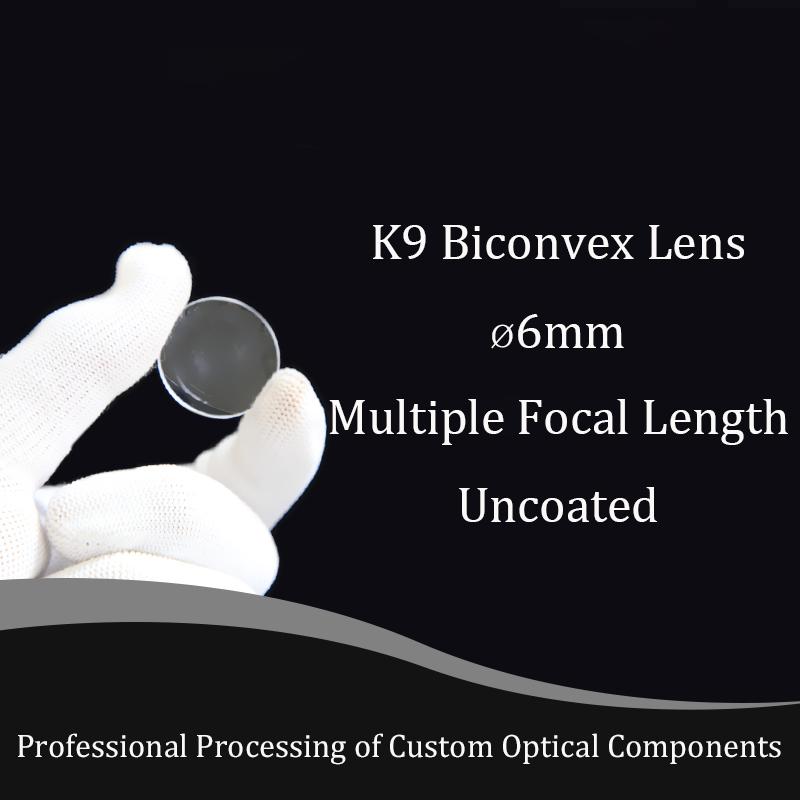 Изображение товара: Фокусировка и конденсация объектива D6mm, высокоточный материал K9, оптическое стекло