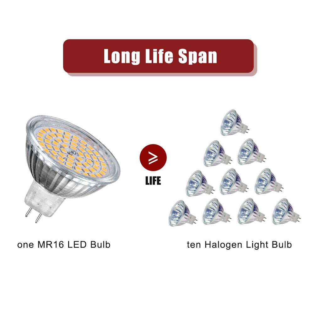 Изображение товара: Светодиодный светильник MR16 GU5.3, 12 в, 7 вт, MR16, светодиодный двухконтактный светильник Gx5.3, 35 вт, галогенные сменные лампы Mr16, потолочный, настенный светильник