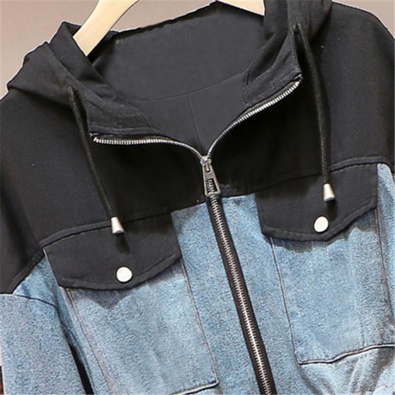 Изображение товара: Женская джинсовая куртка с длинным рукавом, свободного покроя